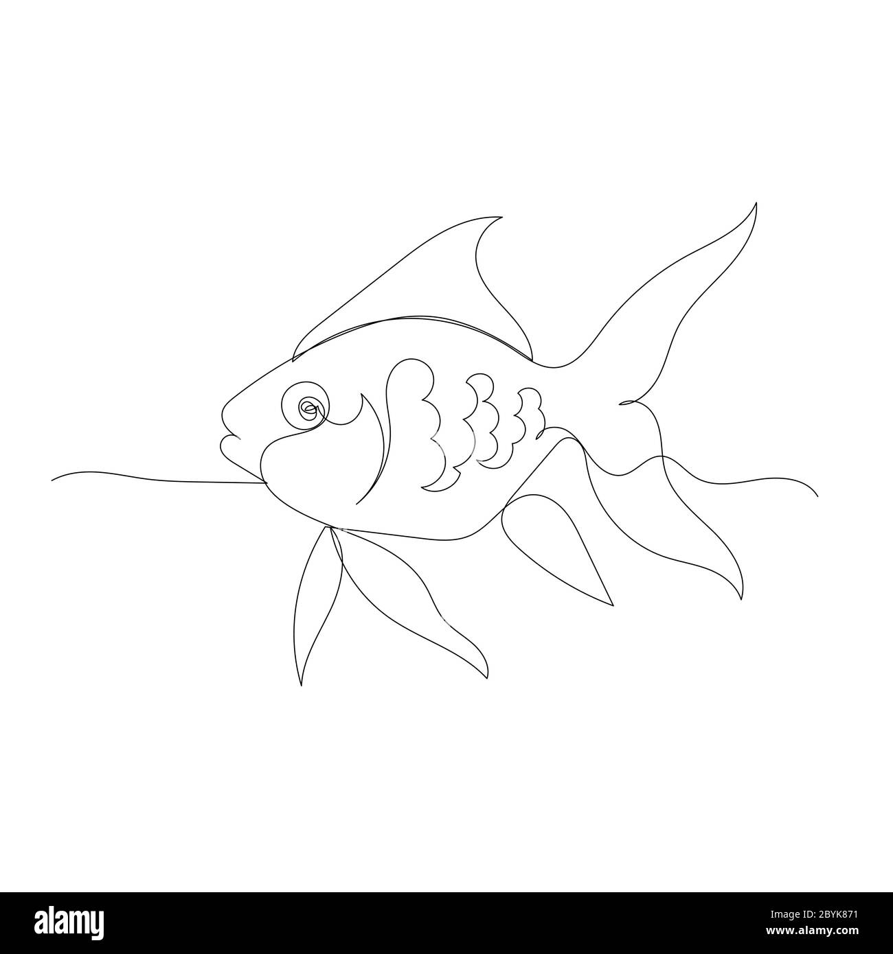 Hand Drawn Line Art Of Koi Carp, Carp Fish, Vector Royalty Free SVG,  Cliparts, Vectors, and Stock Illustration. Image 52096084.