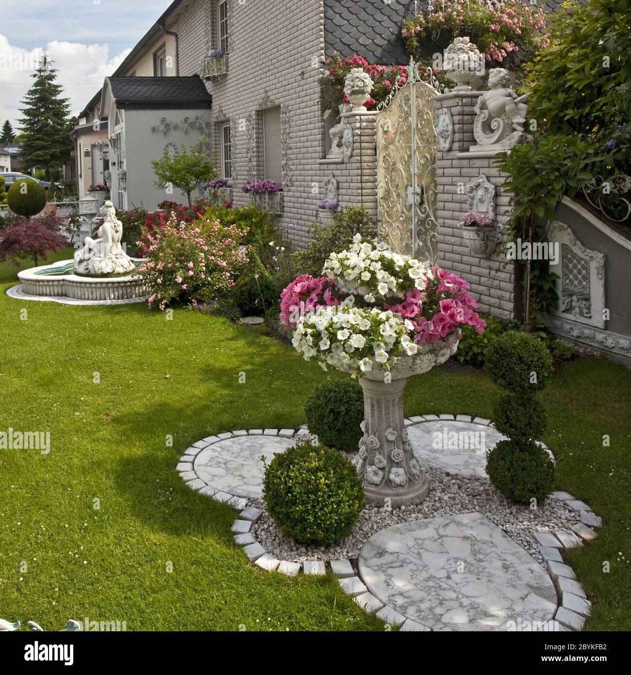 Architectural style Gelsenkirchen Baroque, Germany Stock Photo