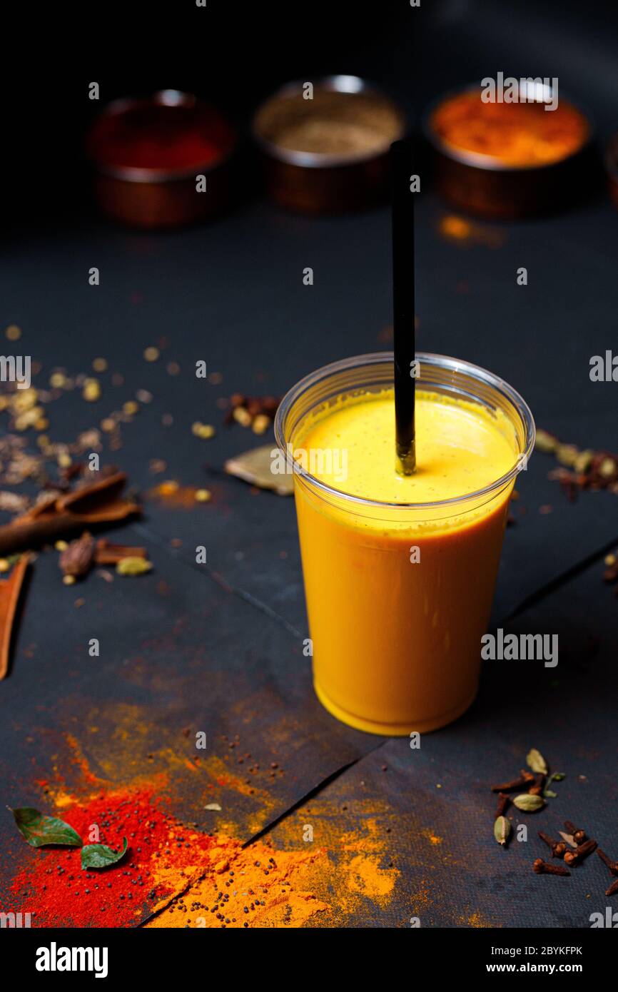 Indian food and spicy spices, stylish photos for the menu Stock Photo ...