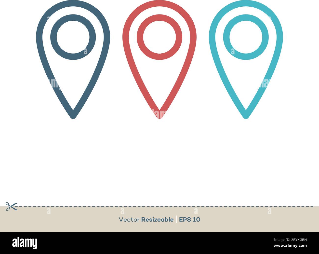 Point Vector Logo. Pin Map Icon Template Illustration Design. Vector ...
