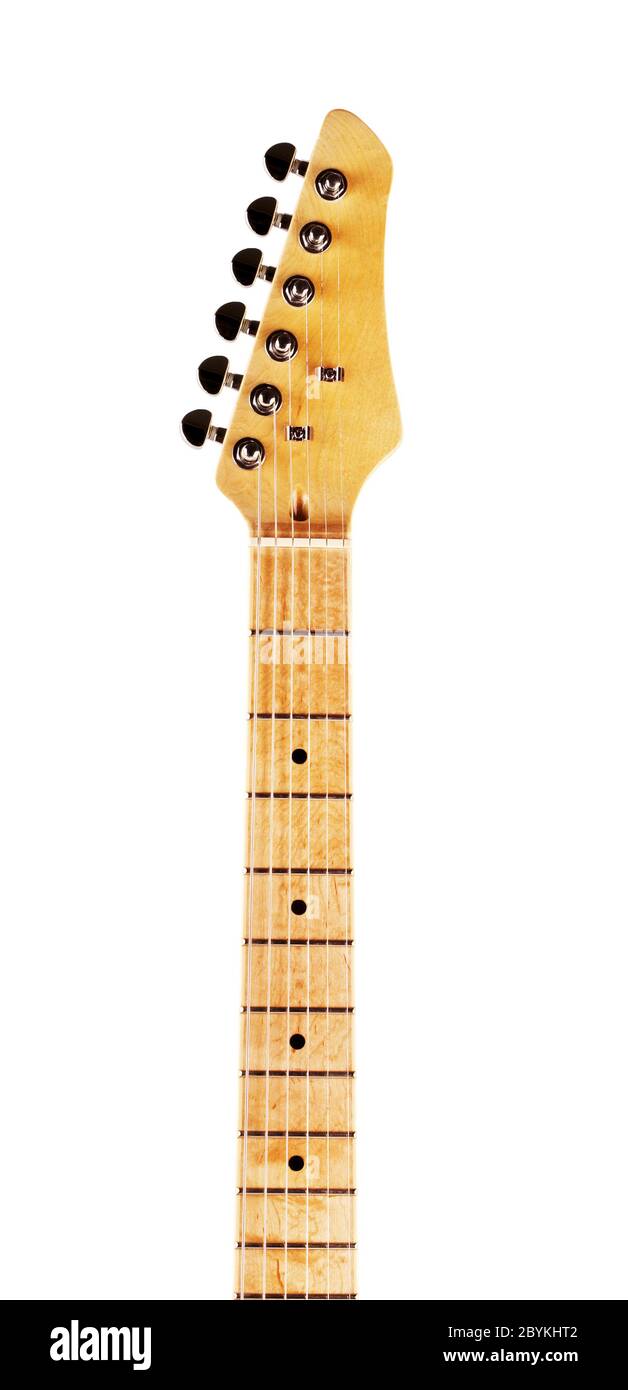 Electric Guitar Fretboard Stock Photo Alamy