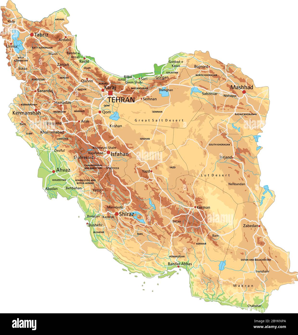 Persia Map Cut Out Stock Images & Pictures - Alamy