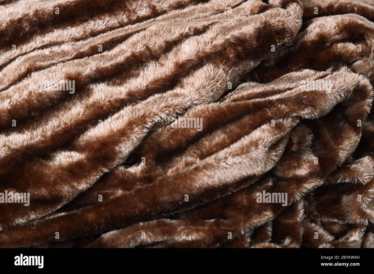 Brown fur as a background Stock Photo