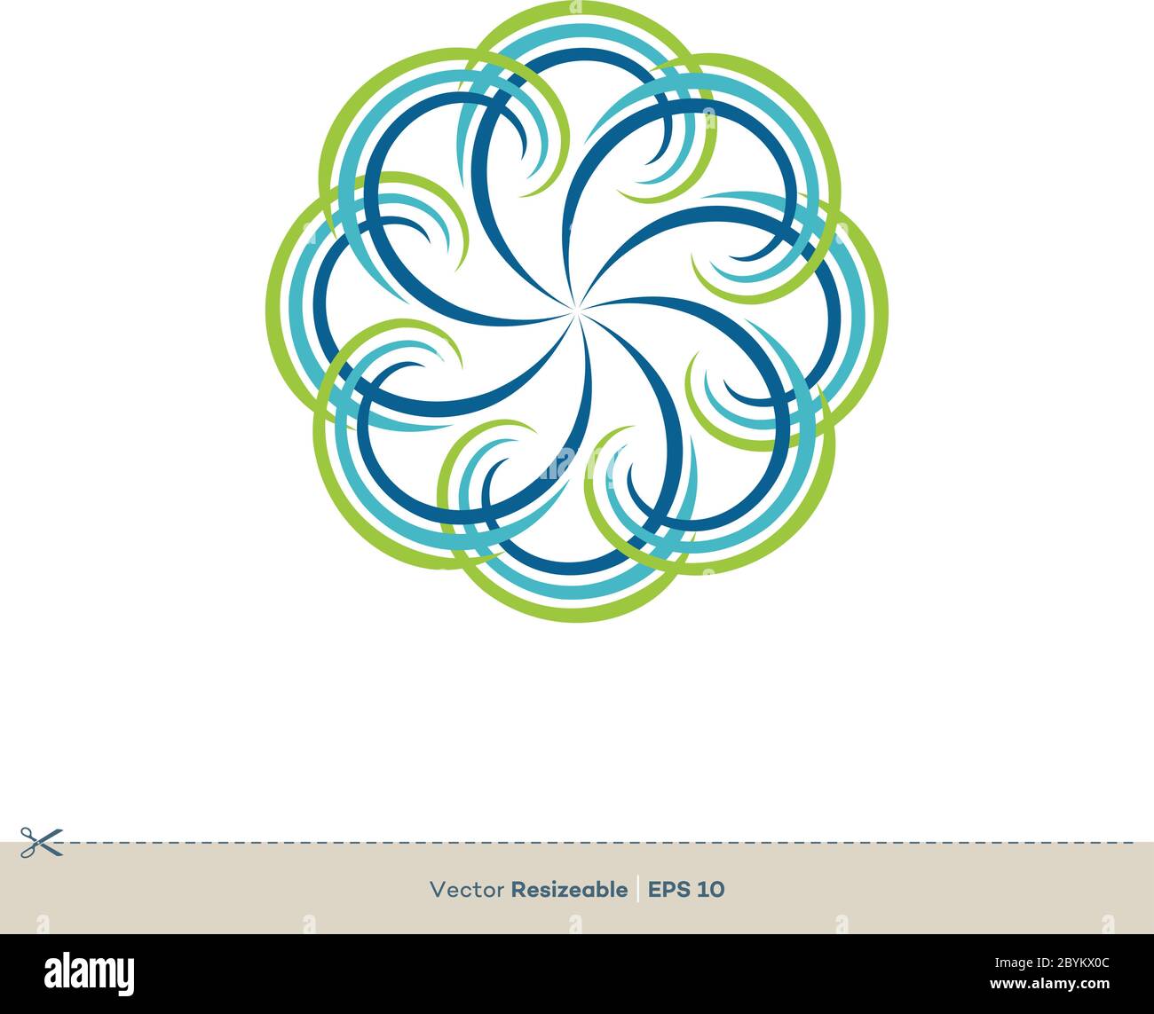 Abstract Flower Vector Logo Template Illustration Design. Vector EPS 10 ...