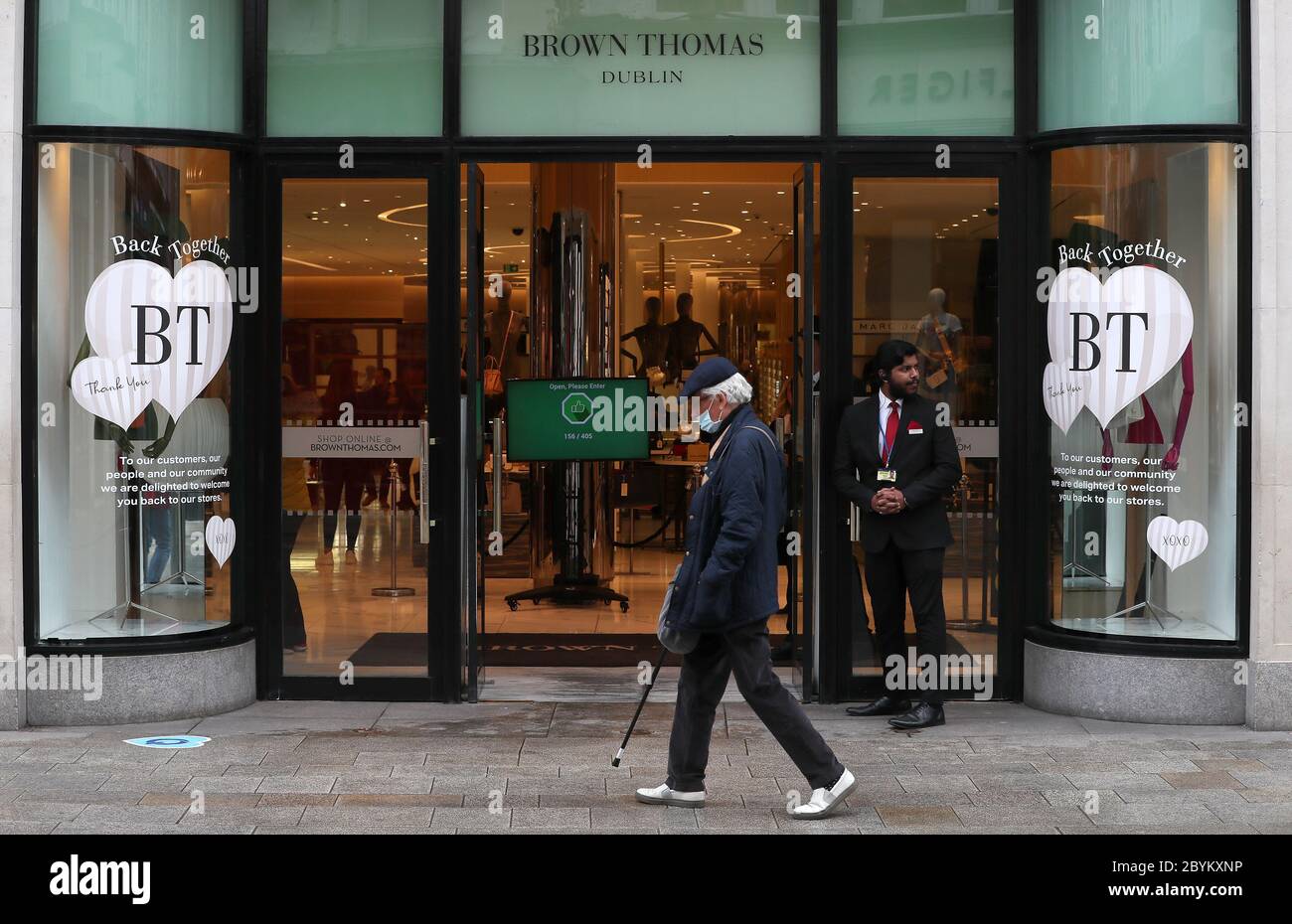 People Walk Past By Brown Thomas Editorial Stock Photo - Stock