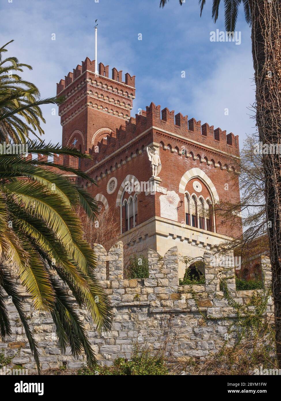 Genoa Castle Castello albertis genova hi-res stock photography and images - Alamy