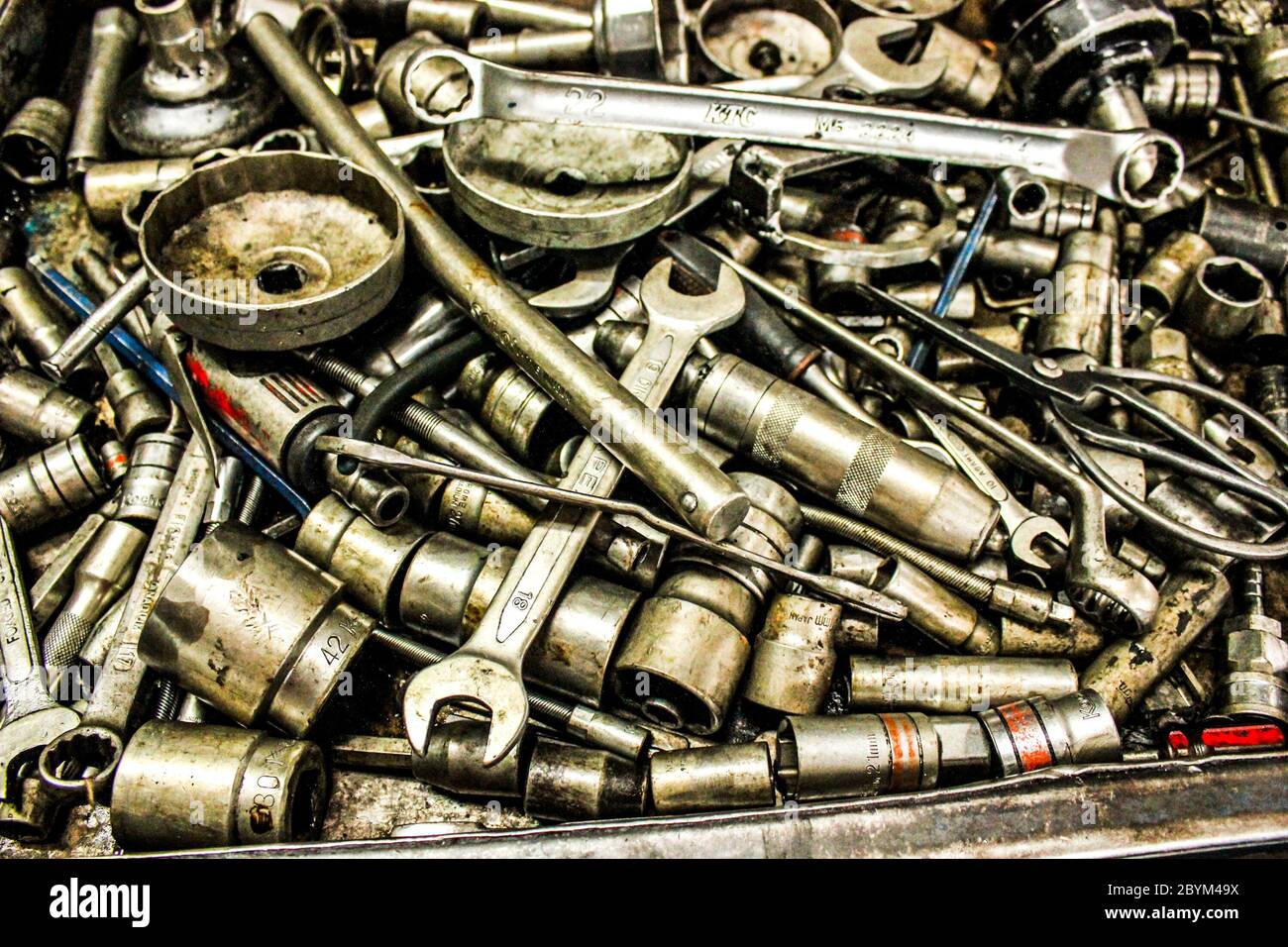 collection spanner and wrench repair tool spare parts used in car auto