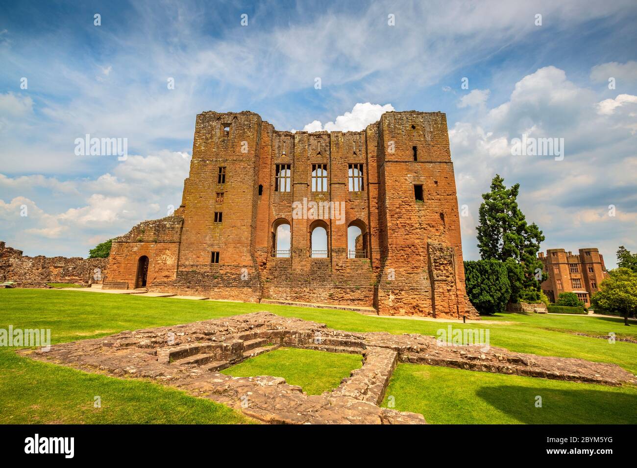 The Great Tower of Kenilworth Castle, England Stock Photo