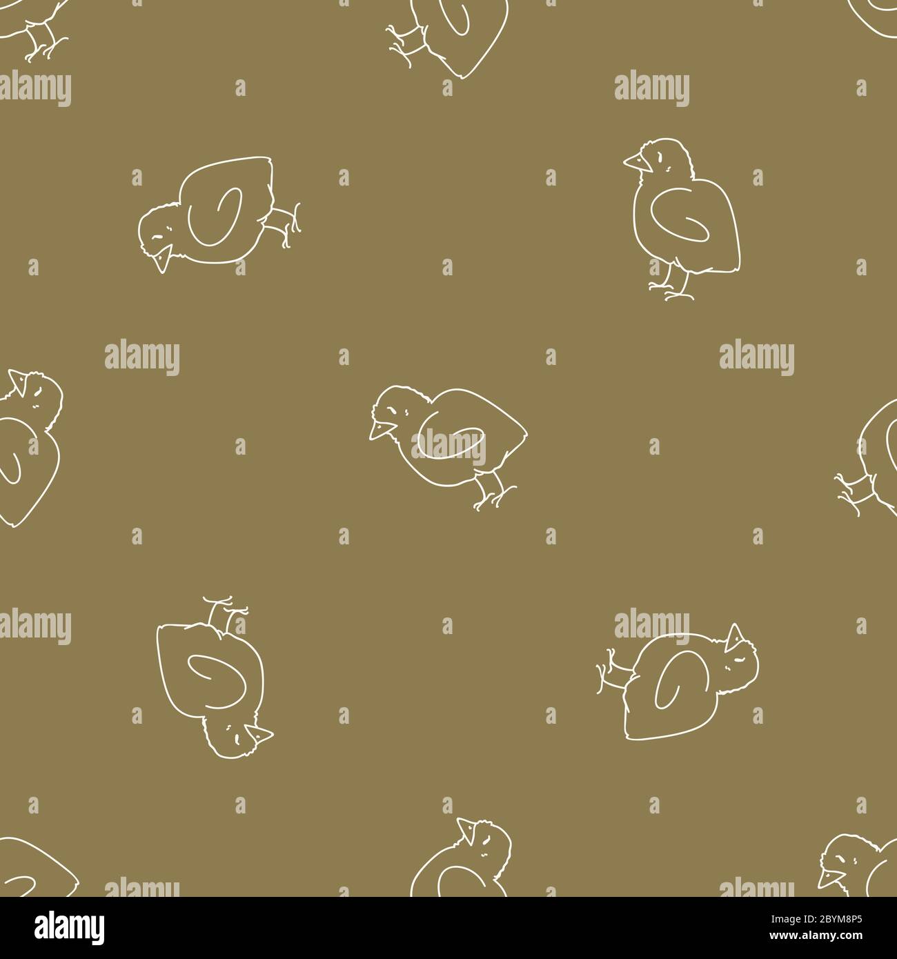 Seamless background chick livestock gender neutral baby pattern. Simple ...