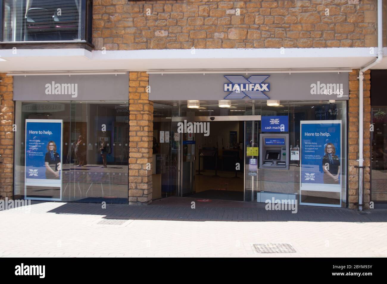 The Bicester branch of Halifax in Oxfordshire, UK Stock Photo
