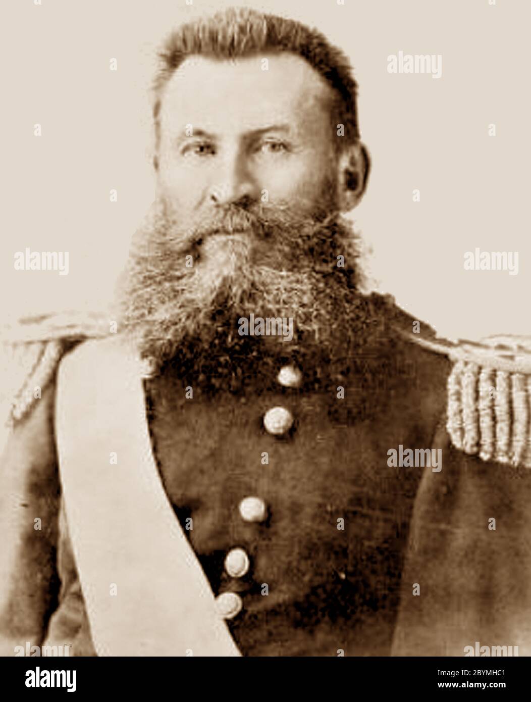 A portrait of Major General George Cook American Civil War Stock Photo
