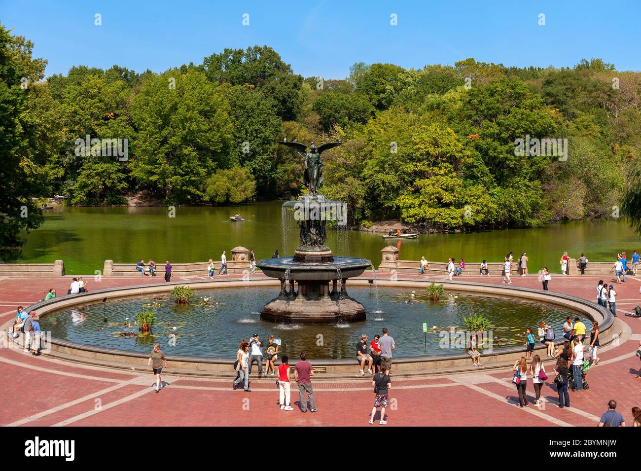 Central Park, Bethesda Fountain  Attractions in Central Park, New