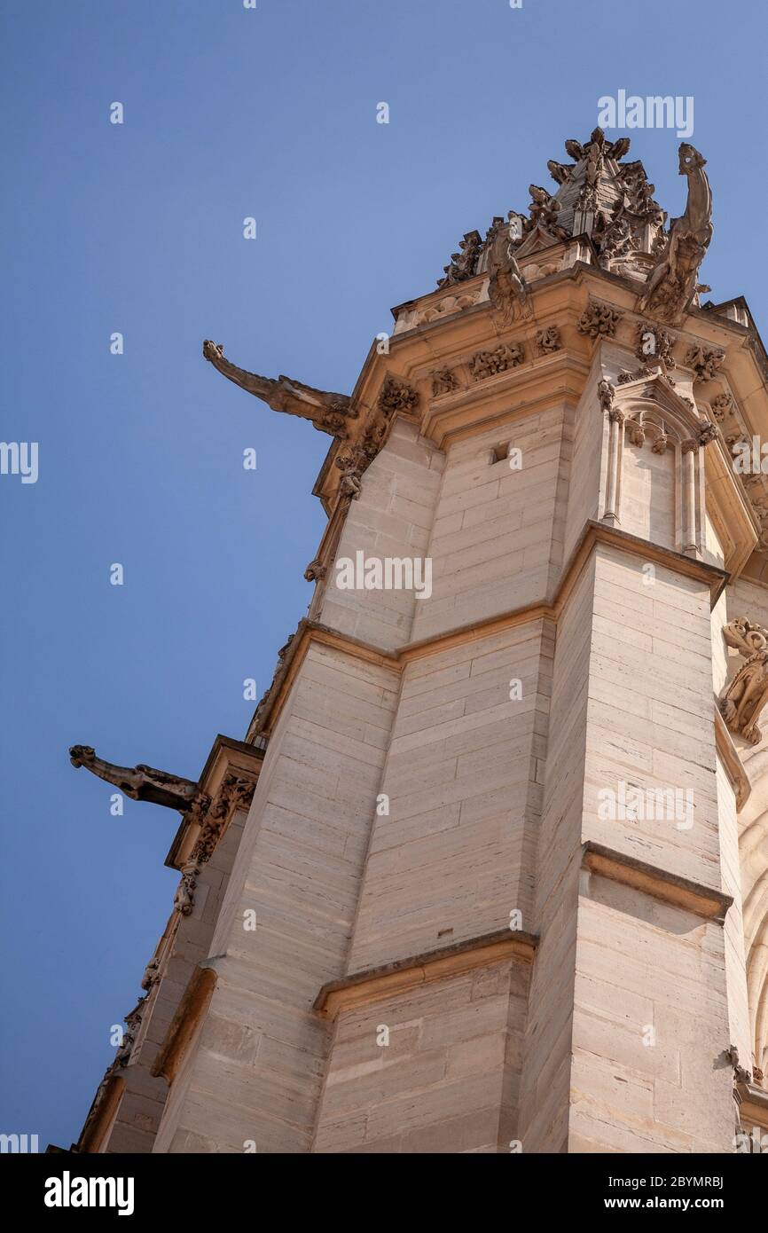 Gargoyles at the Chateau de Vincennes, Paris, France Stock Photo