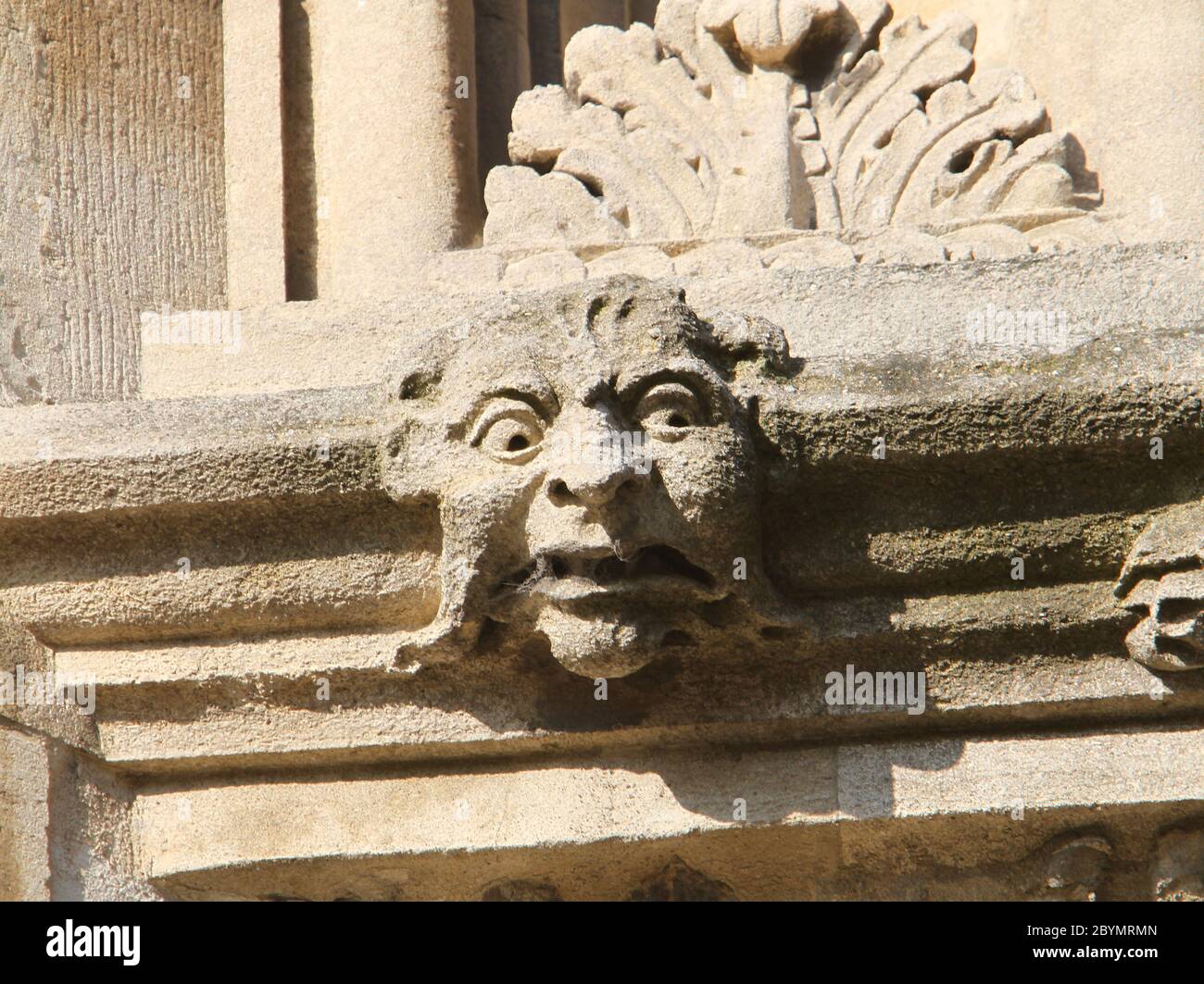 Statues or Gargoyles on the outside of Radcliffe Camera at the Bodleian