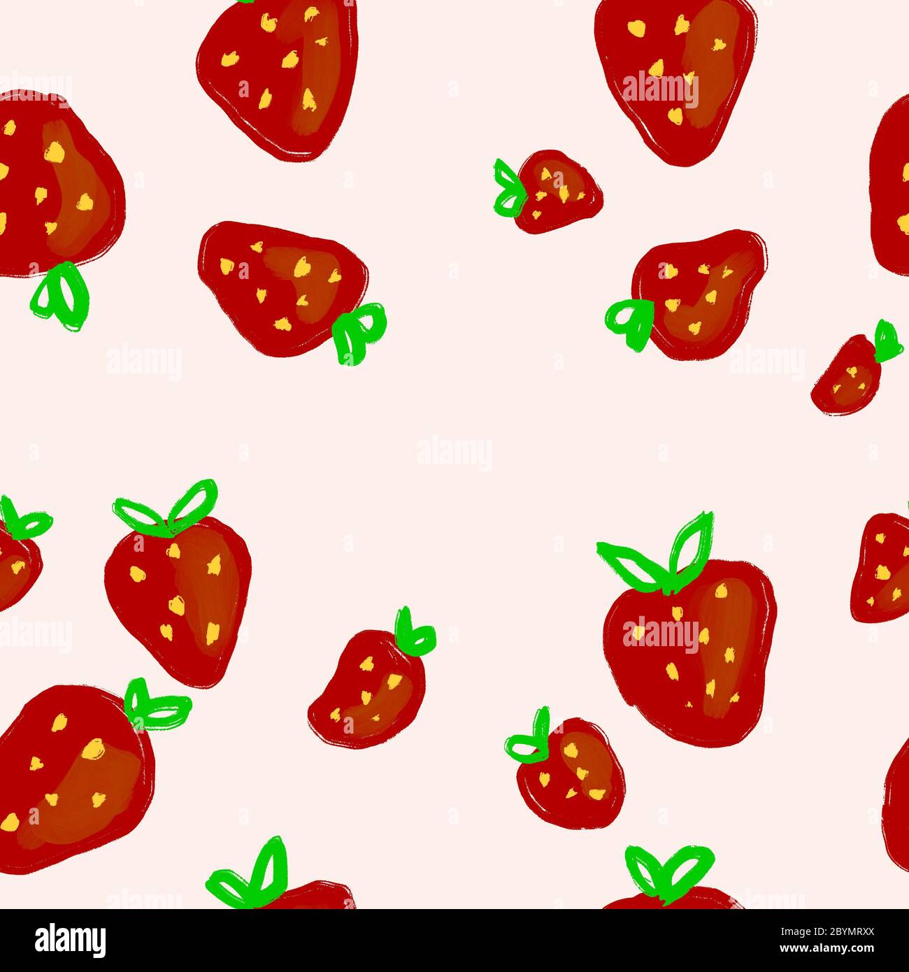 strawberries pattern ideal for fabrics and backgrounds Stock Photo - Alamy