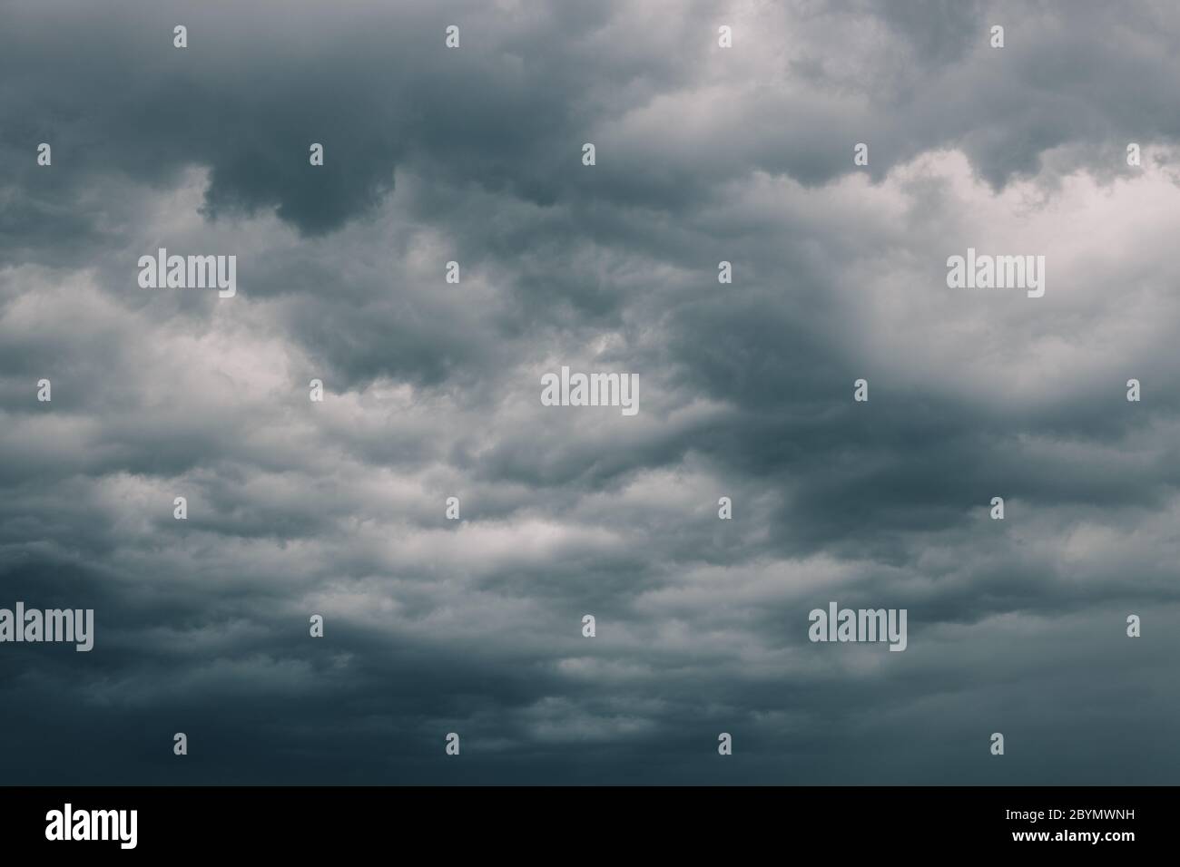 View of the stormy clouds in the sky Stock Photo