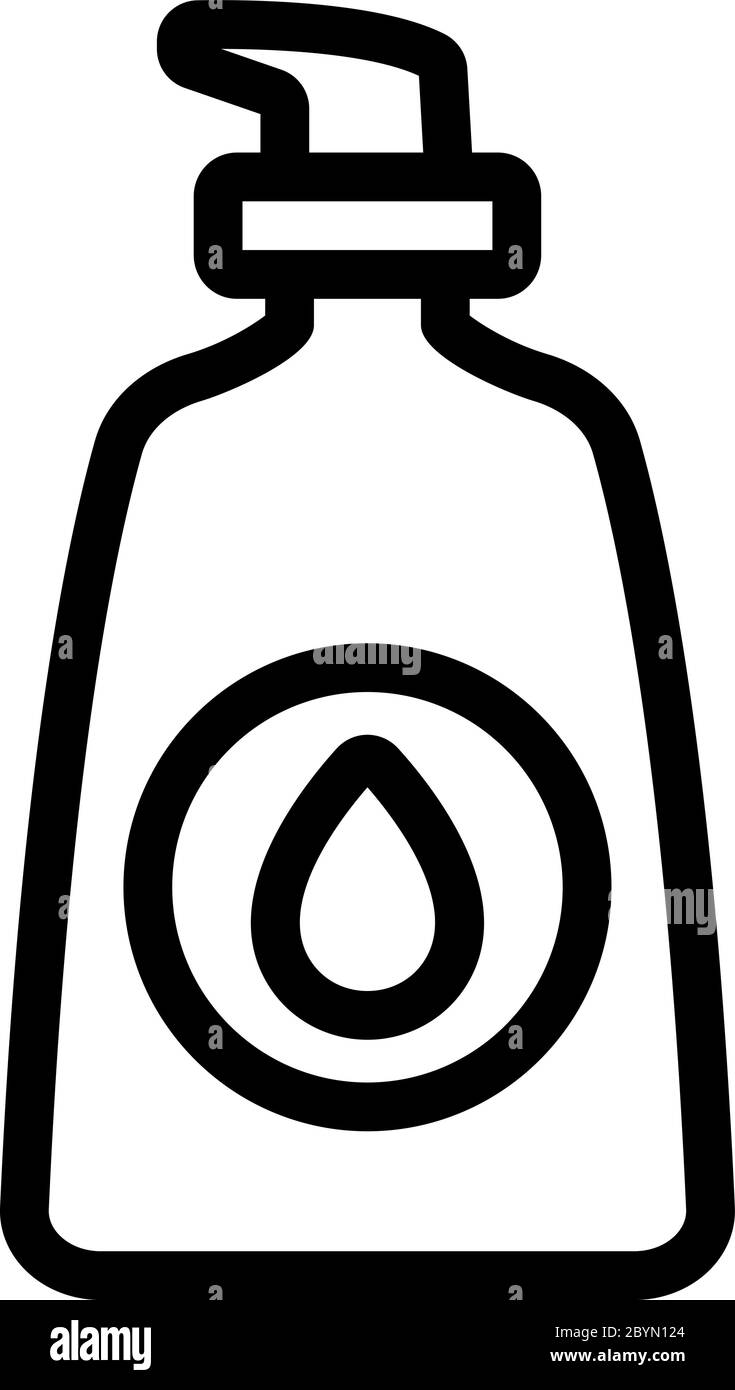 liquid soap icon vector outline illustration Stock Vector Image & Art ...