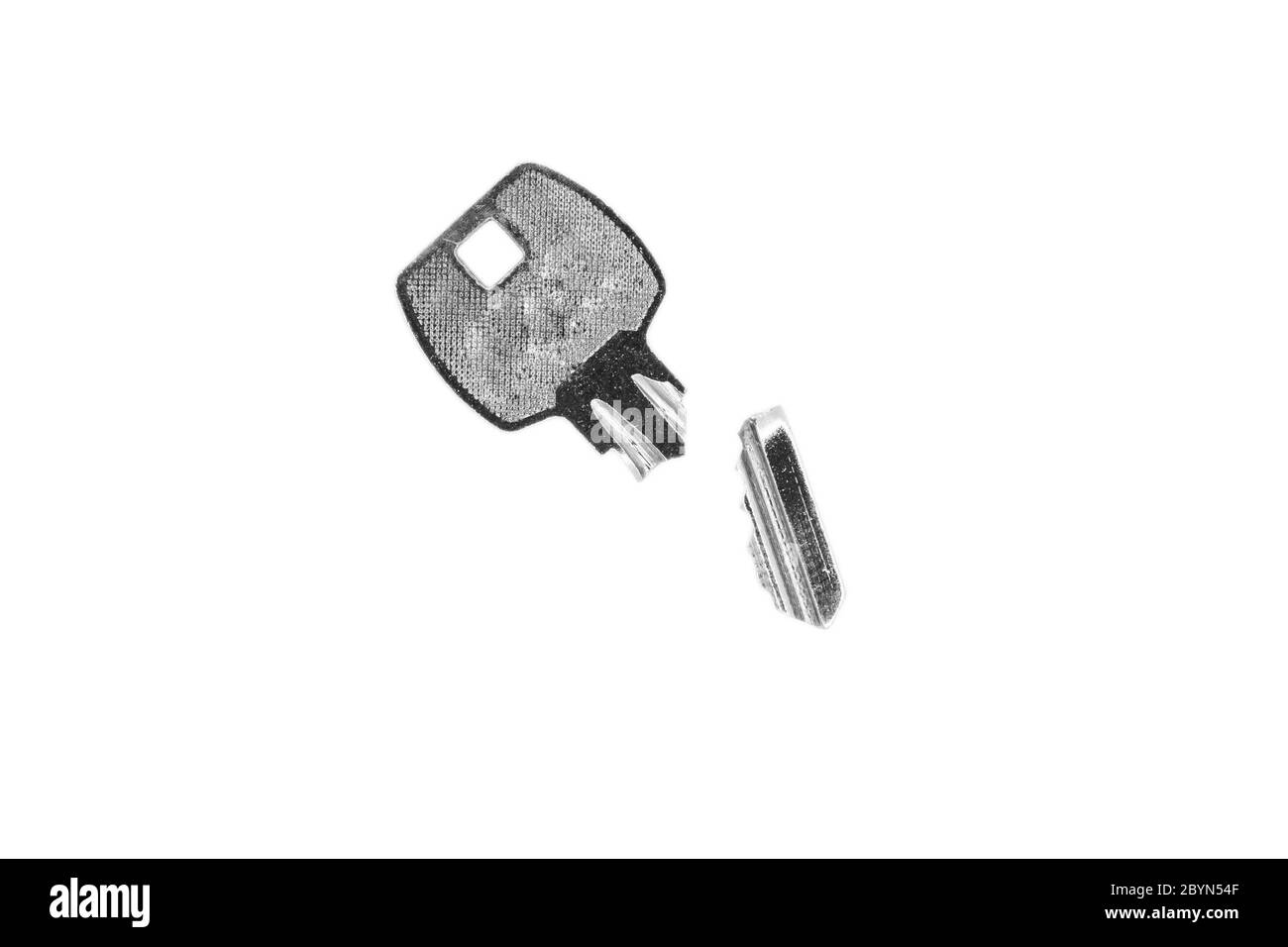 iron door key isolated on white background Stock Photo Alamy