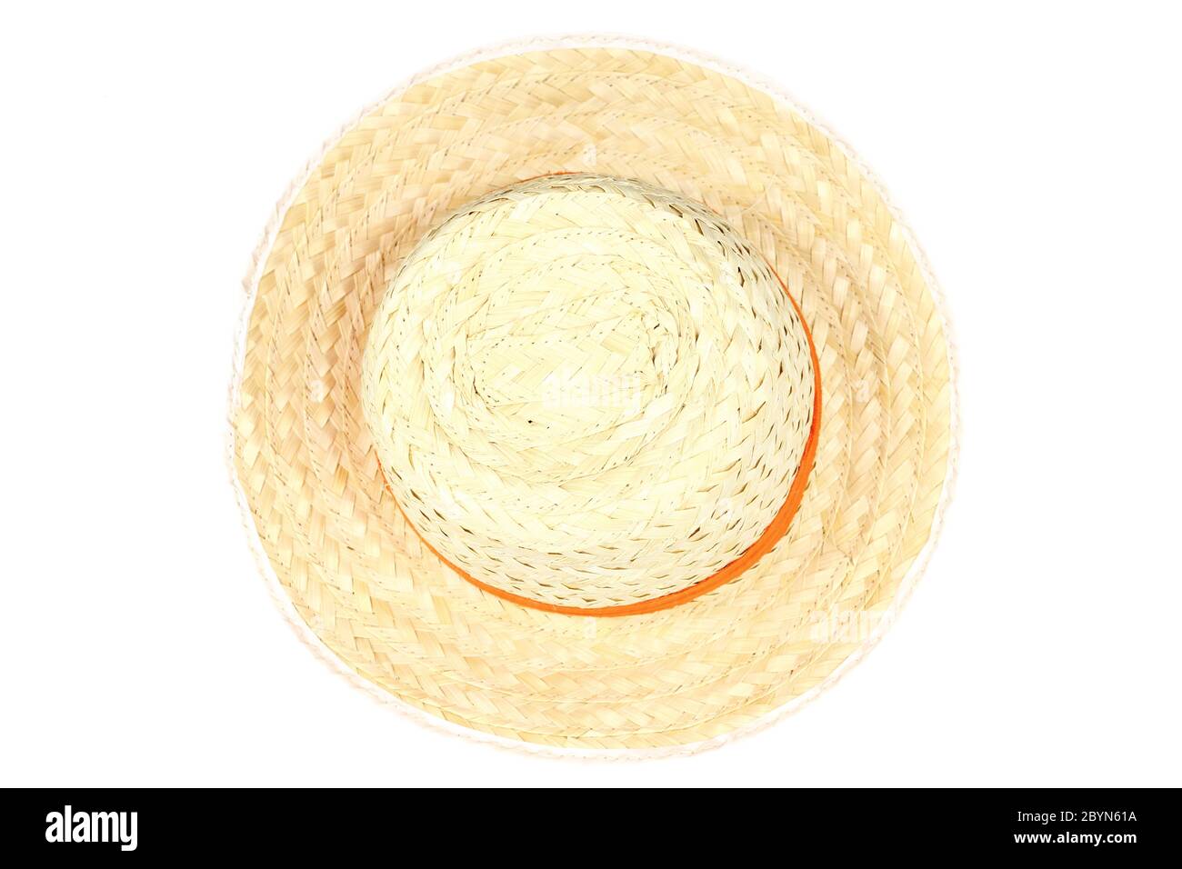 straw hat isolated on the white background Stock Photo - Alamy