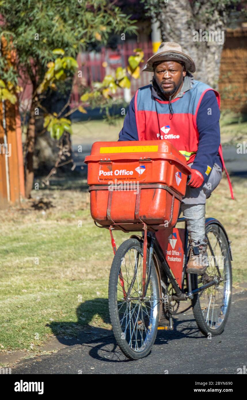 Alberton, South Africa unidentified postman from the South African