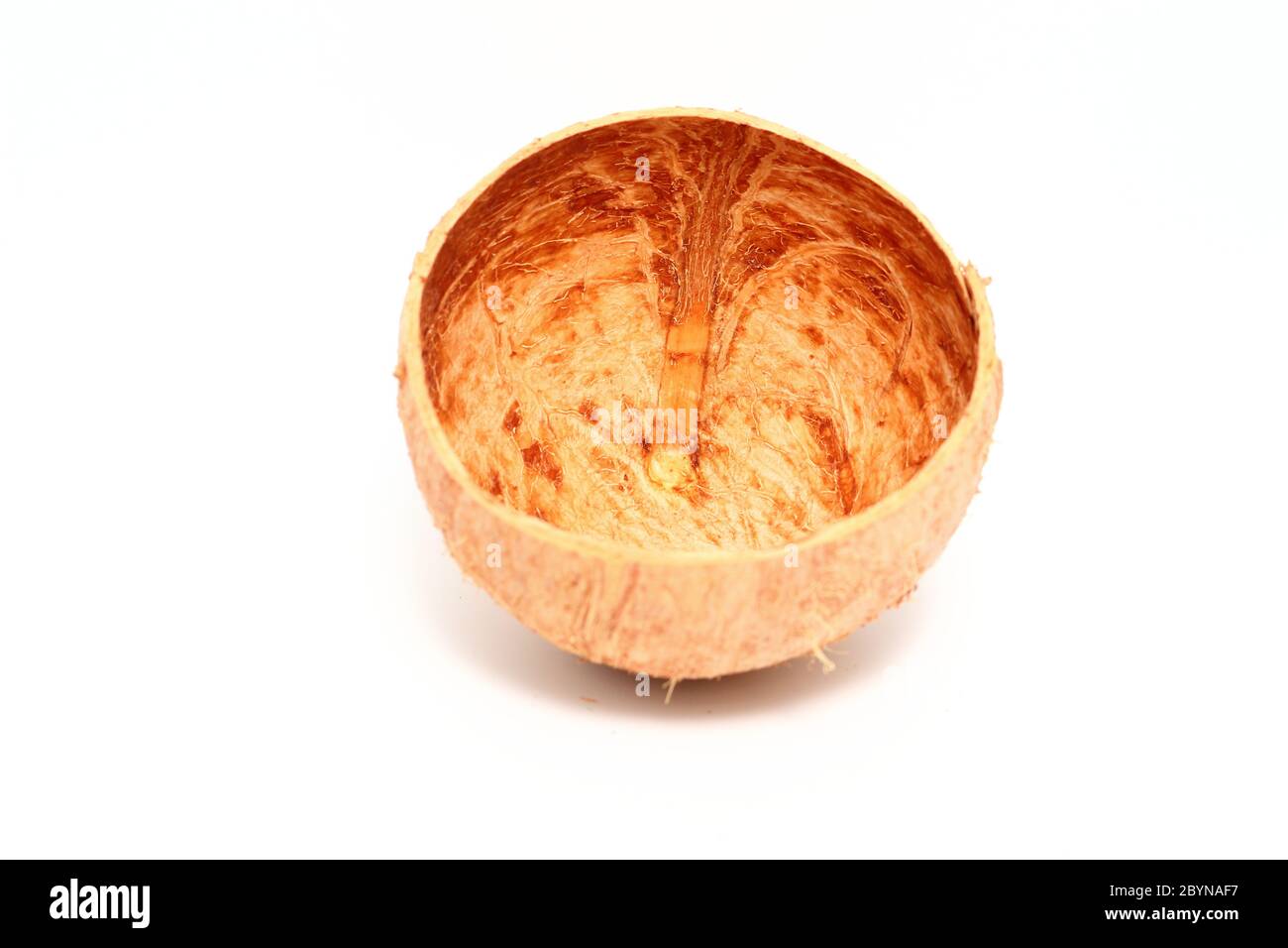 coconut shell isolated on white background Stock Photo - Alamy