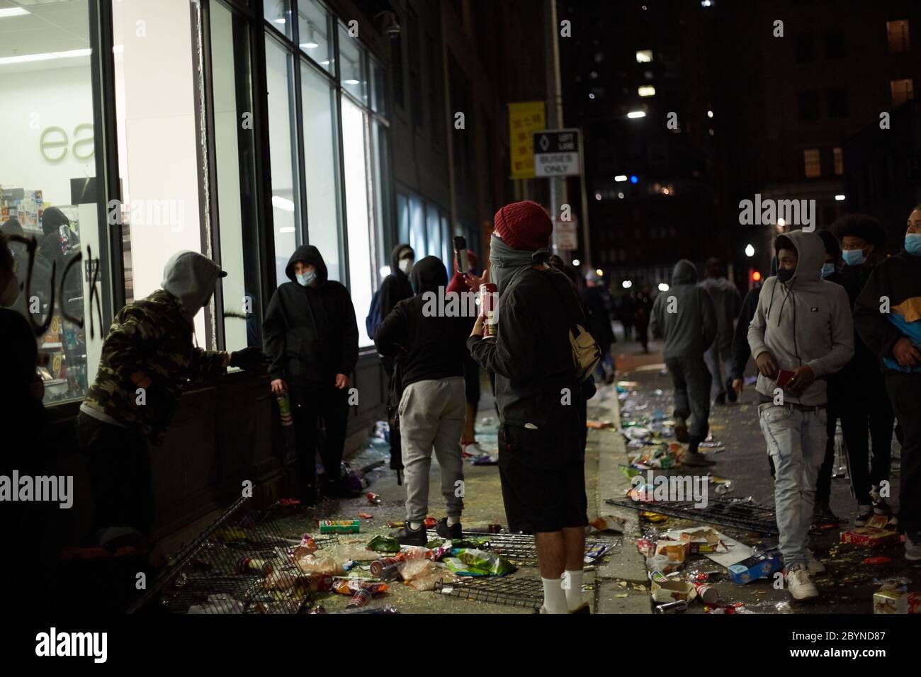 Boston Protest Riot 2020 Stock Photo - Alamy