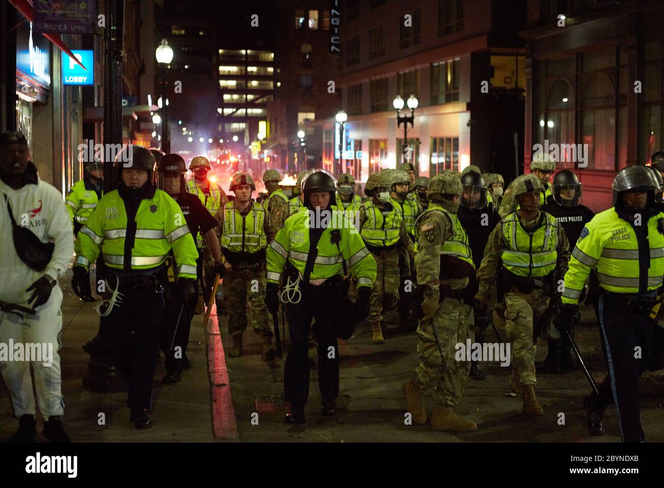 Boston Protest Riot 2020 Stock Photo - Alamy