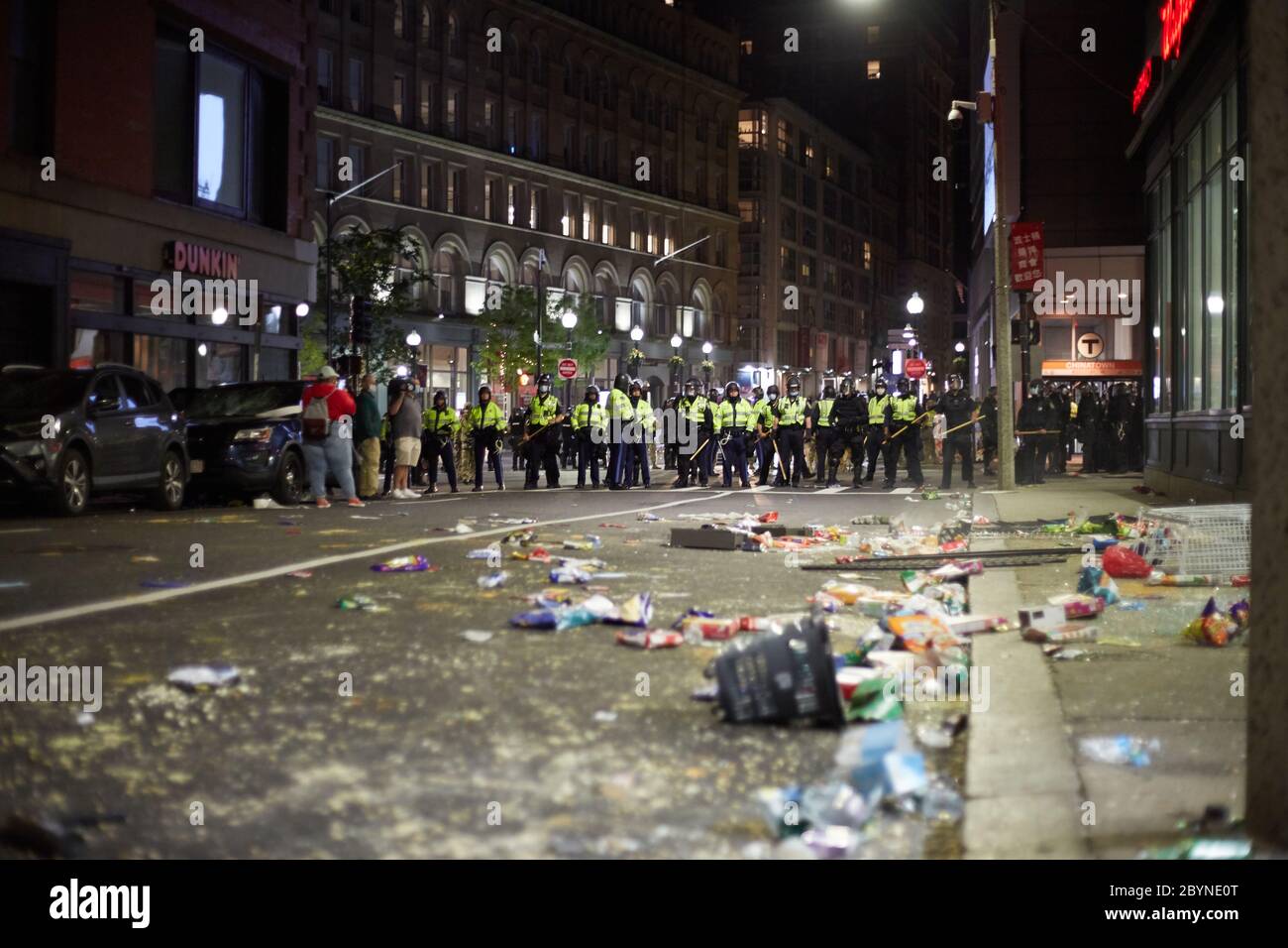 Boston Protest Riot 2020 Stock Photo - Alamy