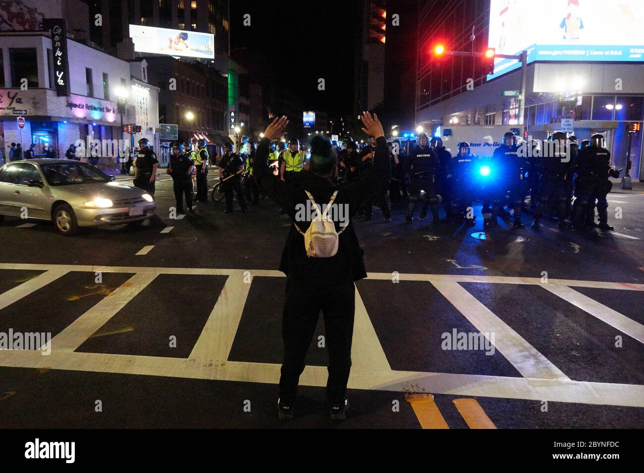 Boston Protest Riot 2020 Stock Photo - Alamy