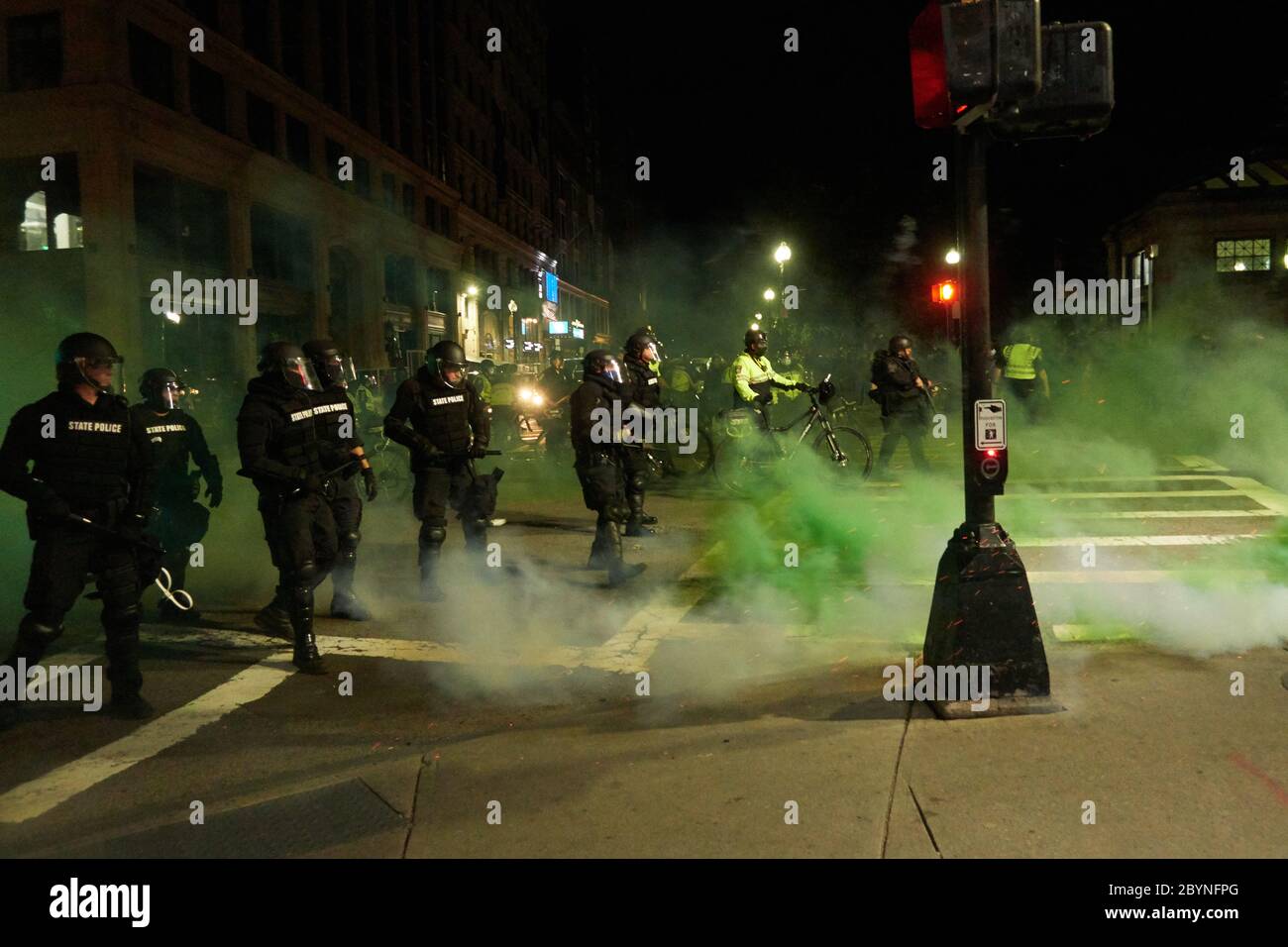 Boston Protest Riot 2020 Stock Photo - Alamy