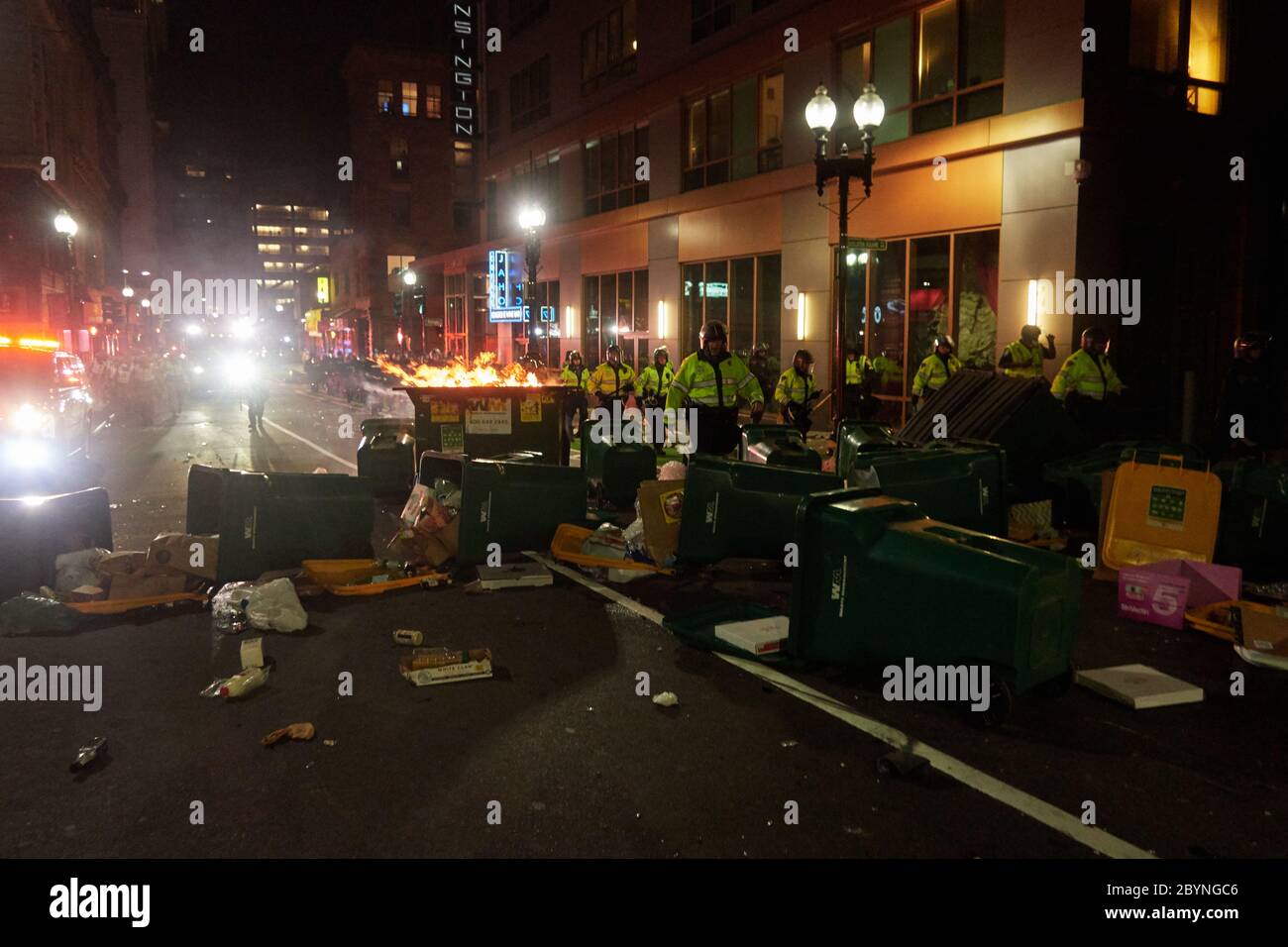 Boston Protest Riot 2020 Stock Photo - Alamy