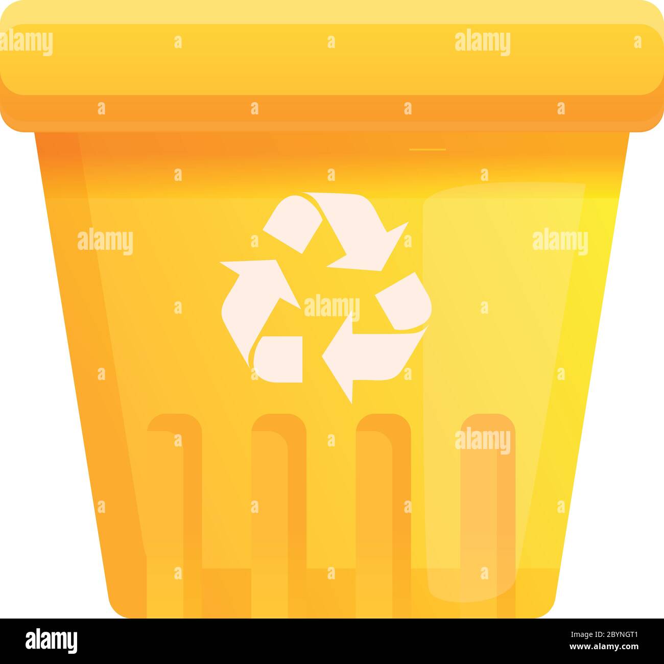 Recycle bin icon. Cartoon of recycle bin vector icon for web design