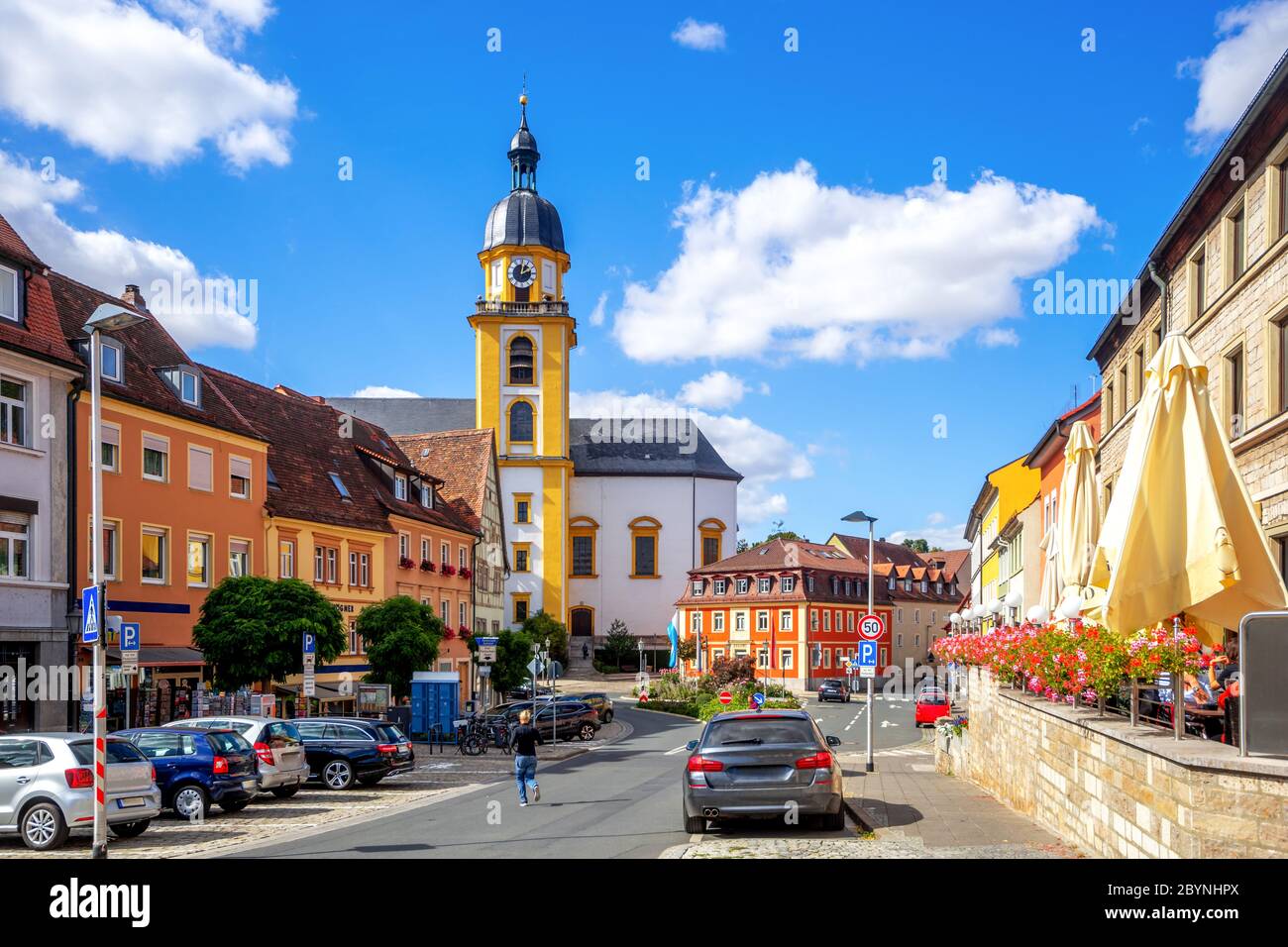 Historical city of Kitzingen, Germany Stock Photo