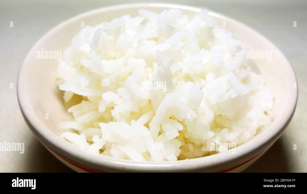 Cooked rice isolated hi-res stock photography and images - Alamy