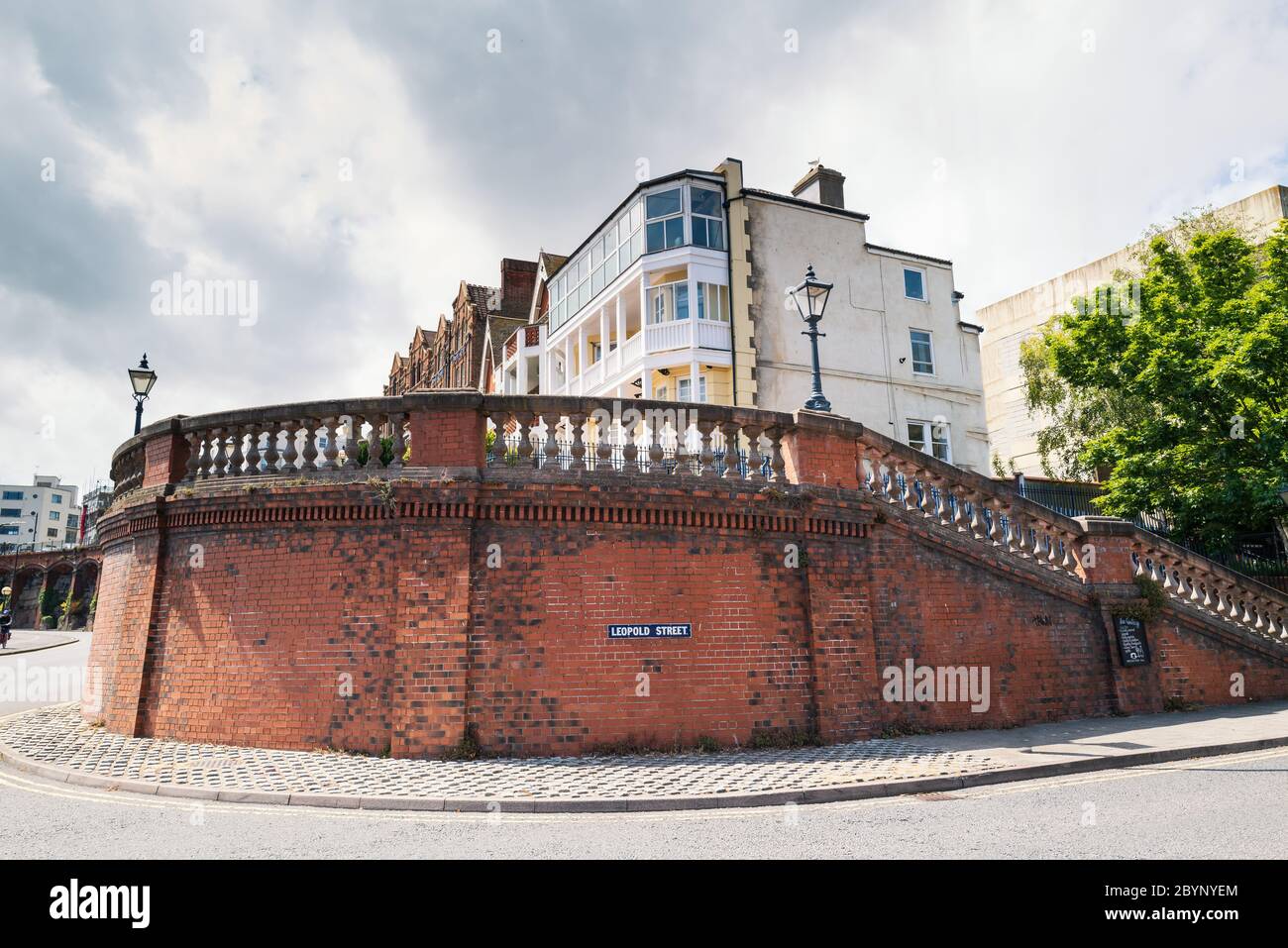 Victorian Ramsgate Ramsgate, UK - June 9 2020. The impressive Victorian architecture shown ...