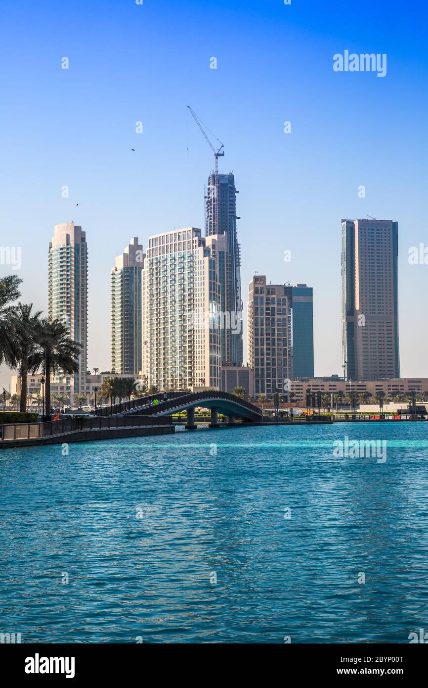 Dubai downtown. East, United Arab Emirates architecture Stock Photo - Alamy