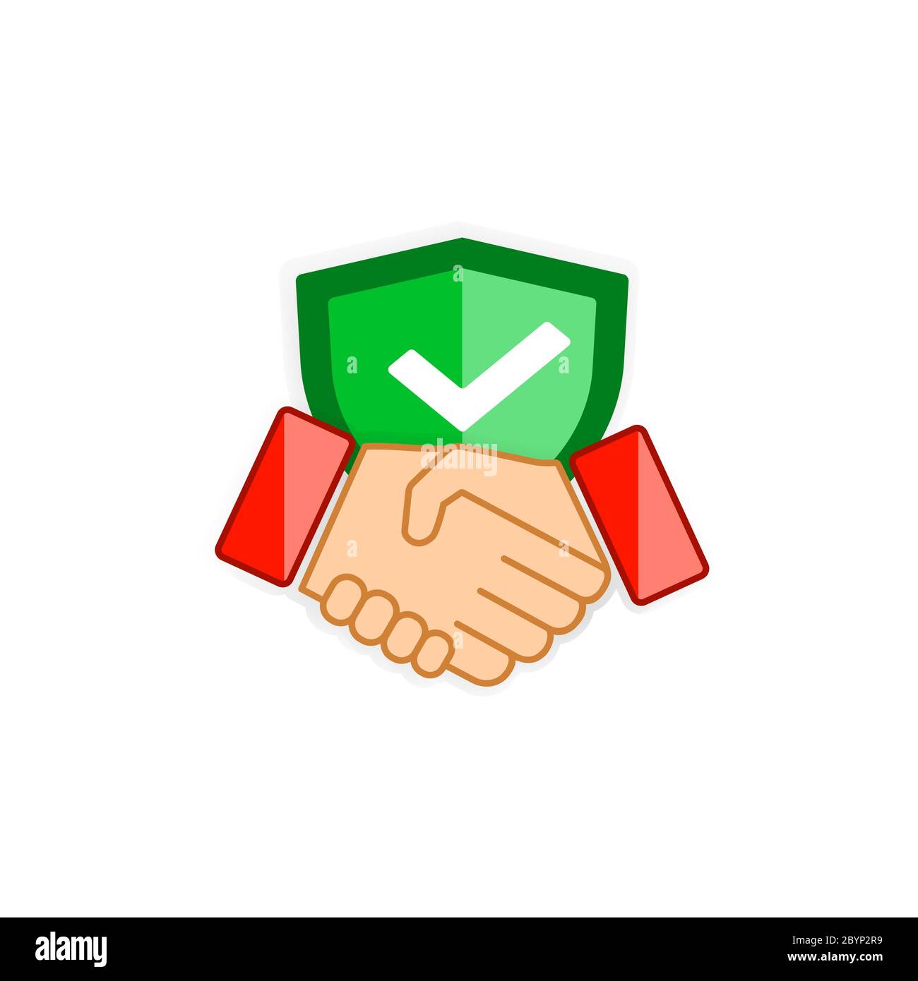 Premium Vector  Handshake vector flat icon isolated hand shake