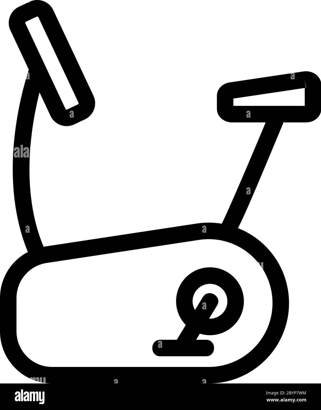 exercise bike gym equipment icon vector outline illustration Stock Vector Image Art Alamy