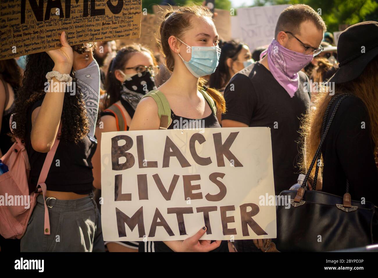 Blm Rally Black Lives Matter demonstrators rally, prior to marching, in ...