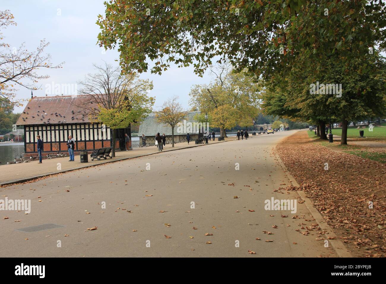 Hyde Park in London, England Stock Photo