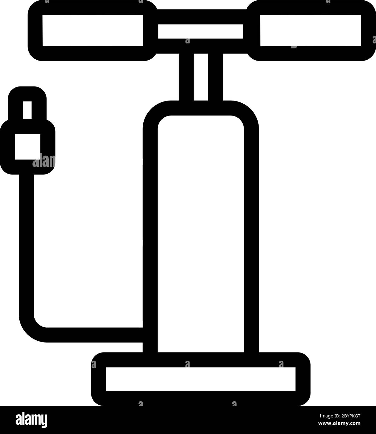 pump car accessory icon vector outline illustration Stock Vector Image