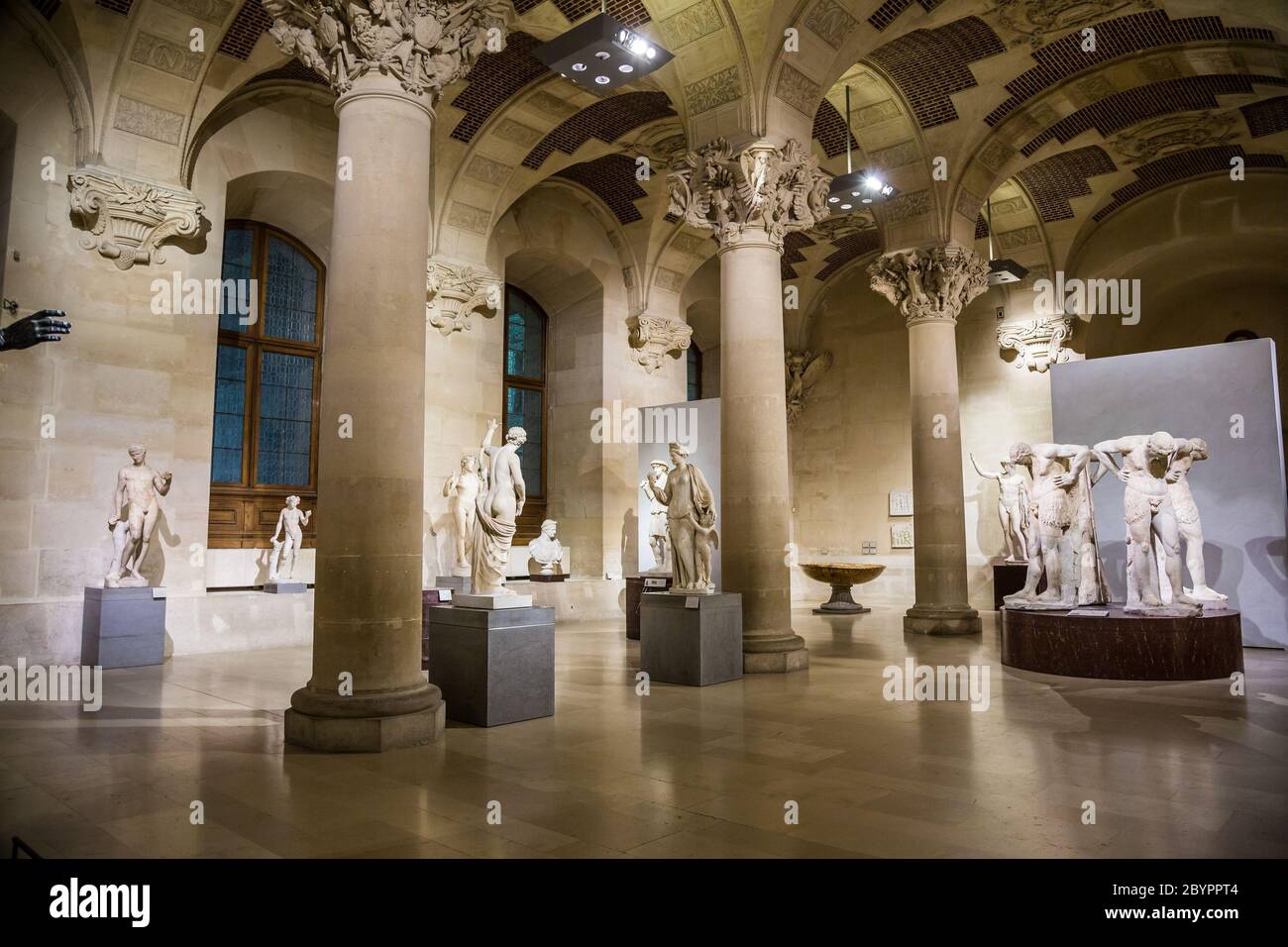 Statues at the Louvre, Paris, France Stock Photo Alamy
