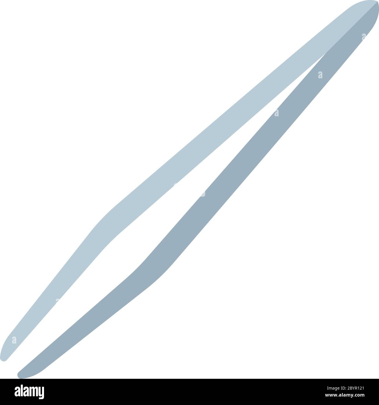 Surgical tweezers vector icon flat isolated Stock Vector Image & Art