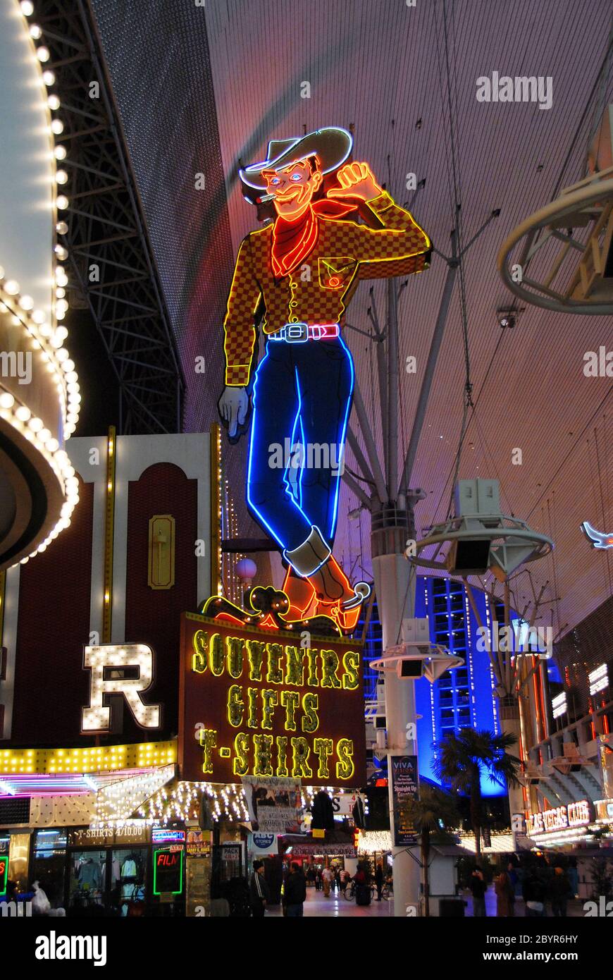 Fremont-CowBoy North Las Vegas 217 Hotel and most important places in Las  Vegas The most beautiful place in Las Vegas Stock Photo - Alamy