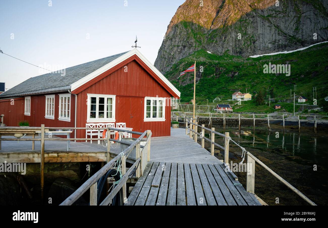 Reine Village On The Lofoten Islands Norway The Typical Norwegian