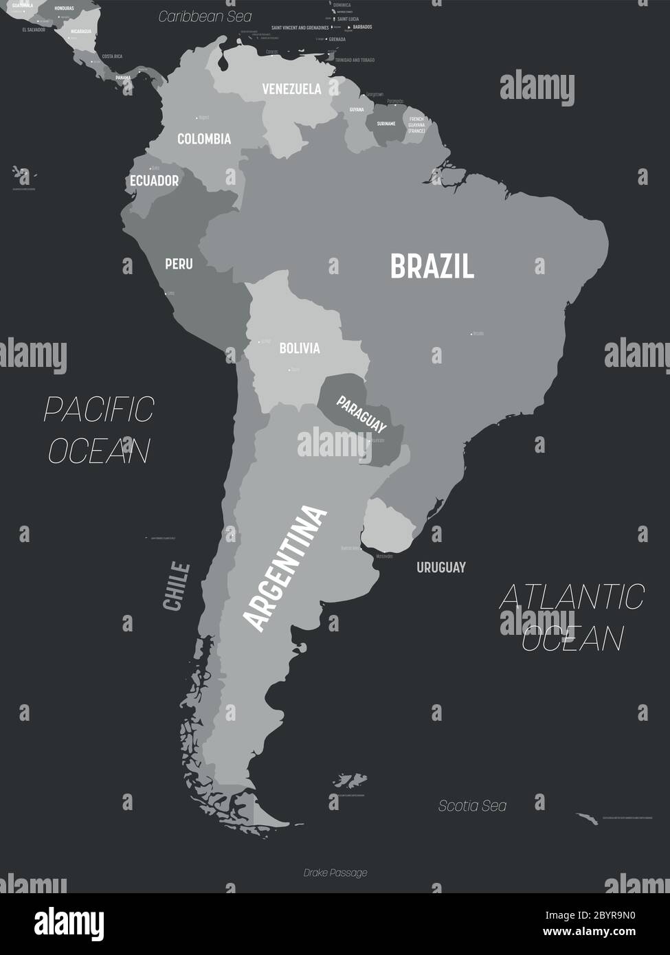 Detailed Map Argentina Capital City High Resolution Stock Photography And Images Alamy