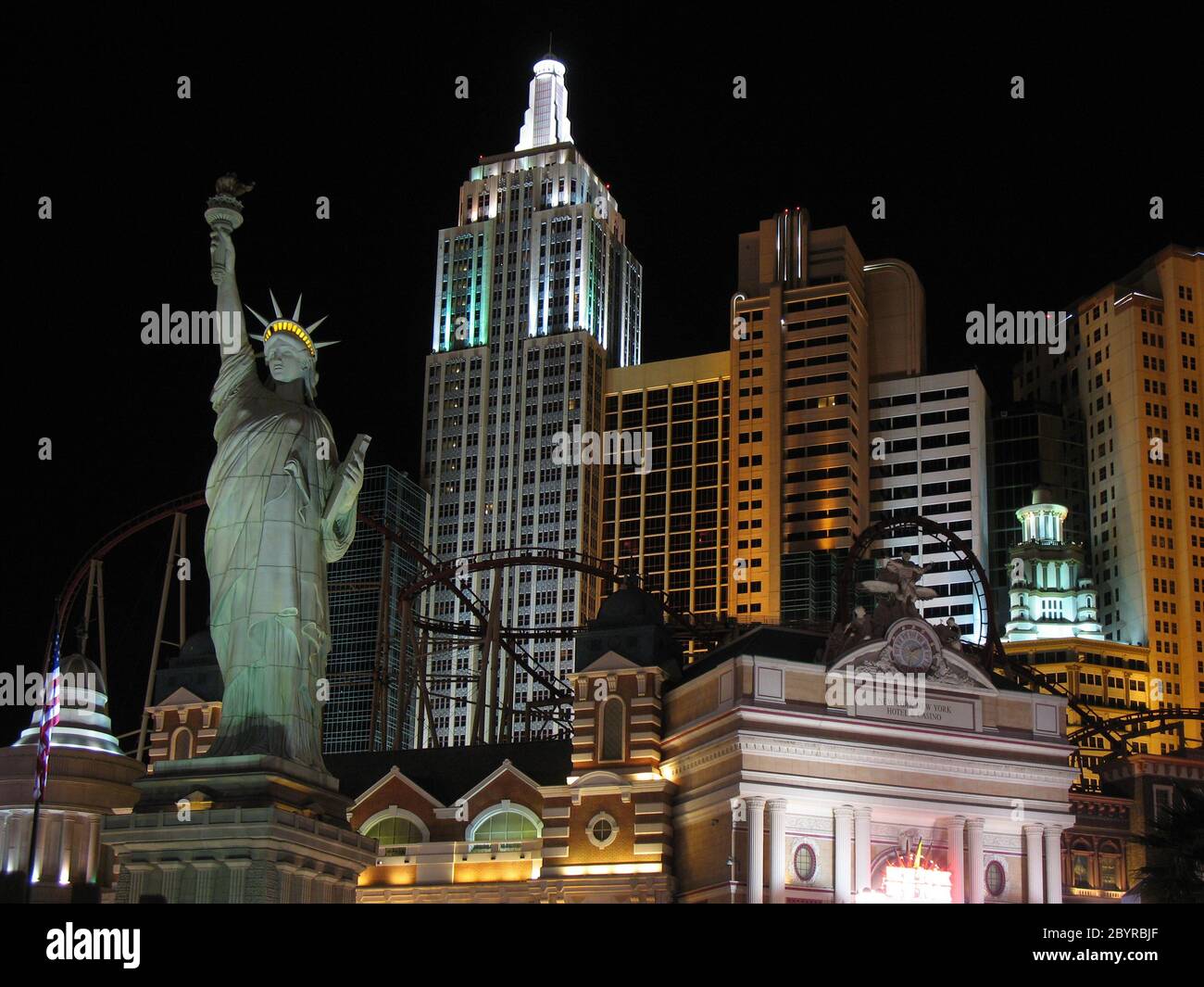 New York Hotel NYNY Hotel   Las Vegas 386 Hotel and most important places in Las Vegas The most beautiful place in Las Vegas Stock Photo