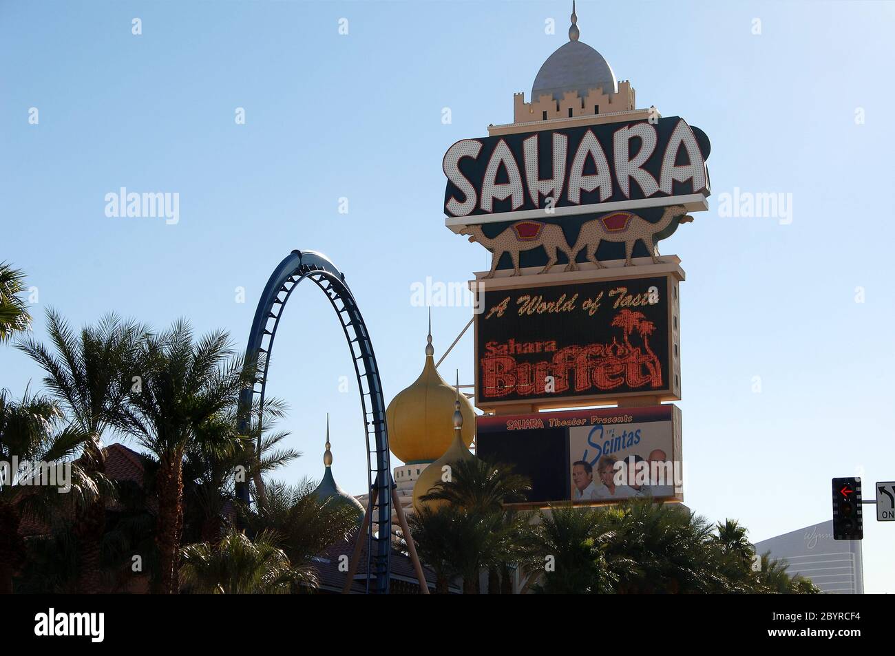Sahara Hotel Las Vegas 478 Hotel and most important places in Las Vegas The most beautiful place in Las Vegas Stock Photo
