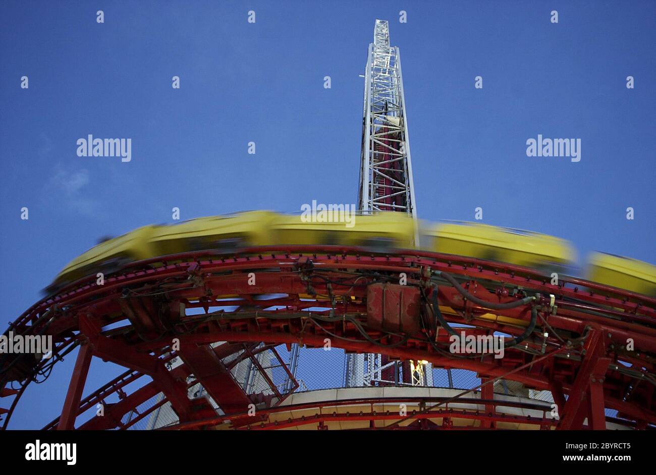 Stratosphere Hotel Las Vegas 498 Roller coaster Hotel and most important  places in Las Vegas The most beautiful place in Las Vegas Stock Photo -  Alamy