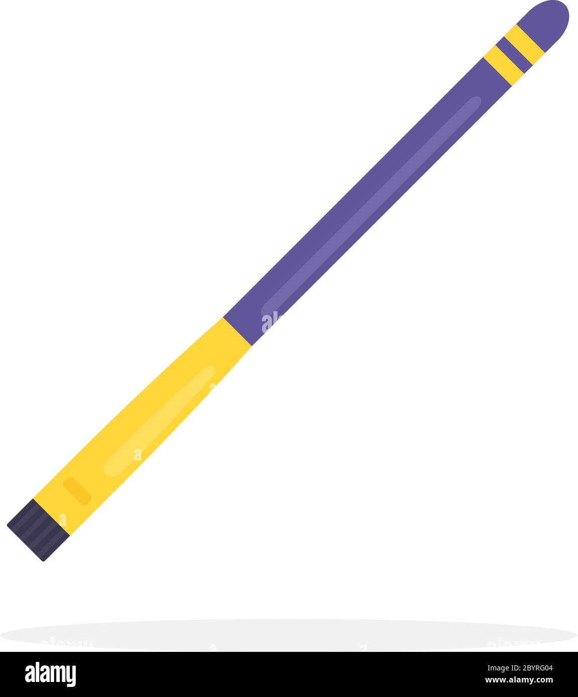 Brush for shadows vector flat isolated Stock Vector